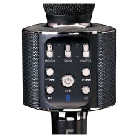 LENCO BMC-090 Karaoke-Mikrofon, schwarz