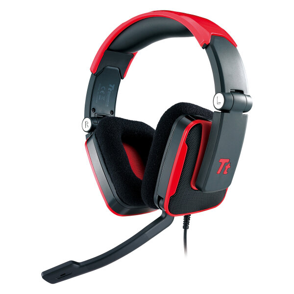 Thermaltake ***TteSPORTS/Headsets/SHOCK/Royal Red/3.5mm/Stereo