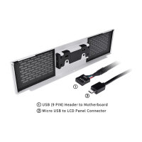 Thermaltake LCD Panel Kit Snow White for The Tower 500 Snow