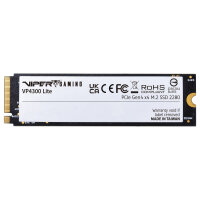 M.2 Patriot VP4300 Lite 1 TB (schwarz, PCIe 4.0 x4, NVMe...