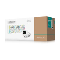 K Cooler Wasserkühlung Deepcool LM360 White