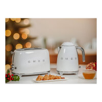 SMEG KLF03WHEU Elektrischer Wasserkocher, weiß