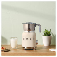 SMEG MFF11CREU Milchaufschüumer 50`s Style creme