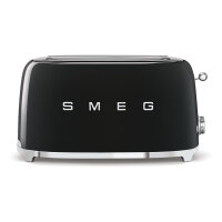 SMEG TSF02BLEU Toaster 4 Scheiben Schwarz