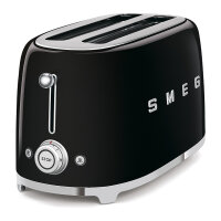 SMEG TSF02BLEU Toaster 4 Scheiben Schwarz