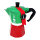 Bialetti Moka Express Italia Grün- Rot