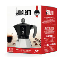 Bialetti Mokka-Kanne 0,9 l Moka Induktion *schwarz*