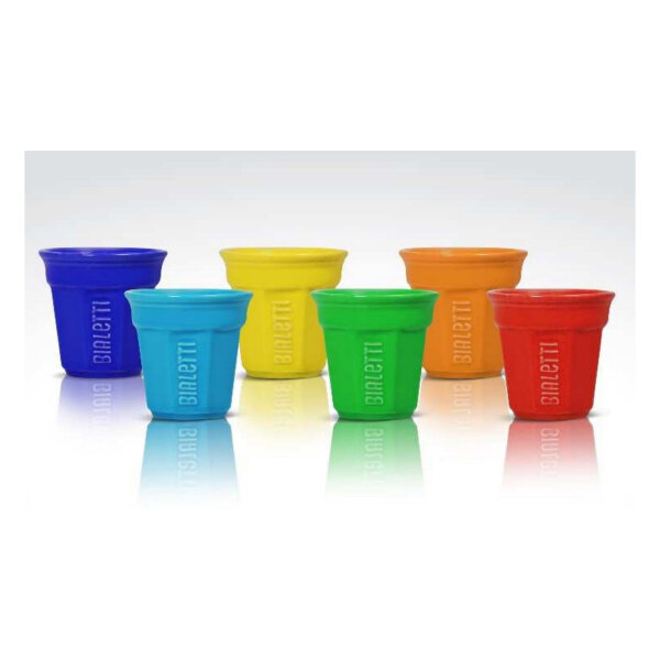 Bialetti Espressobecher-Set farbig, 6-tlg.