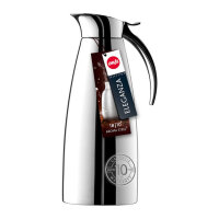 Emsa 502488 Isolierkanne, Edelstahl, 0.6 Liter, Easy Open...