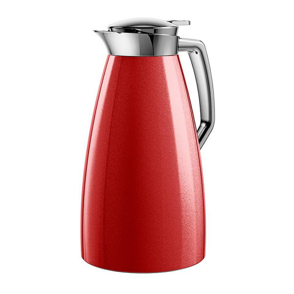 Emsa F4140300 Plaza Isolierkanne. 1 Liter. Rot