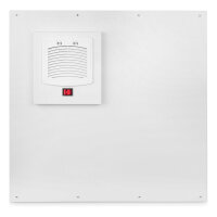 PC Schrank für Computergehäuse Glastür Digitus. inkl. Lüfter und Castorgruppe. Farbe Grau RAL 7035
