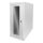 PC Schrank für Computergehäuse Glastür Digitus. inkl. Castorgruppe. Farbe Grau RAL 7035