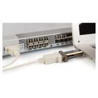 DIGITUS Adapter USB2.0/A -> seriell D-Sub9 St/St + 0.8m Kab retail