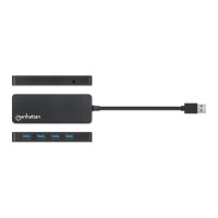 MANHATTAN 4-Port USB 3.2 Gen 1 Hub USB-A St./ 4x A-Buchse
