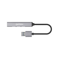 MANHATTAN 4Port USB-A Hub 3x480Mbit/s 1xGbit/s USB-A Stecker