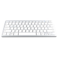 INCA Tastatur IBK-569BT BT 3.0 ultradünn, Multimedia, 10m silver