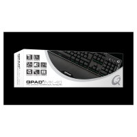 QPAD Gaming Tastatur Pro MK40 black QWERTY