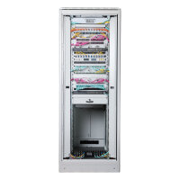 DIGITUS Netzwerkschrank Unique 42HE 2053x800x1000mm grau (Speditionsversand)