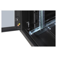 DIGITUS Netzwerkschrank Unique 42HE 2053x800x1000mm schwarz (Speditionsversand)