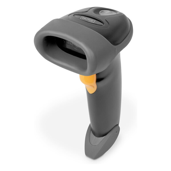 DIGITUS Barcode Handscanner 1D/2D Bluetooth QR-Code grau
