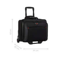 WENGER Potomac 43,2cm 17Zoll Trolley schwarz (mit herausnehmbarer Notebooktasche 40,6cm 16Zoll)