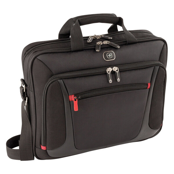 WENGER Sensor Notebook Tasche fuer 30,48 bis 39,1cm 12 bis 15,4Zoll Laptop, Tablet, iPad schwarz