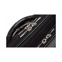 WENGER Patriot 2teiliges Buniness-Set 43.2cm 17Zoll Trolley schwarz - mit passendem Notebookkoffer 39cm 15.4Zoll