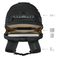 WENGER Legacy Black Series 40,64cm 16Zoll Laptop Backpack Black