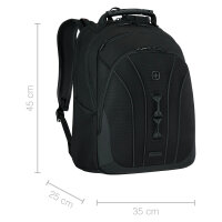 WENGER Legacy Black Series 40,64cm 16Zoll Laptop Backpack Black