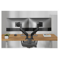 DIGITUS Dual Monitorhalterung, 2x 45", 2x 20 kg
