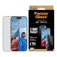 PanzerGlass 2-Way Privacy Schutzglas iPhone 17 Pro/UWF