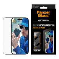 PanzerGlass Schutzglas black Frame iPhone 17 Pro UWF Fastfit