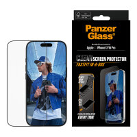 PanzerGlass Schutzglas black Frame iPhone 17 UWF Fastfit