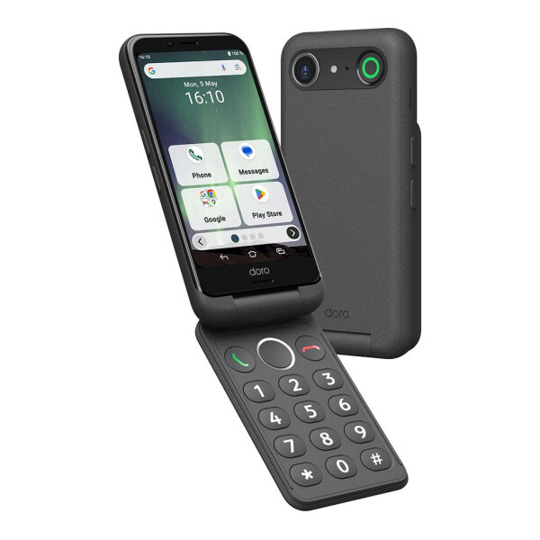 Doro Aurora A20 / graphit + Wireless Charging Station