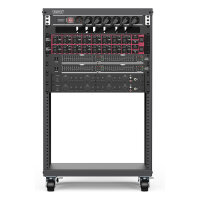 Universal 19-Zoll Equipment Rack mit Rollen, 16HE