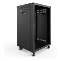 Universal 19-Zoll Equipment Rack mit Rollen, 16HE