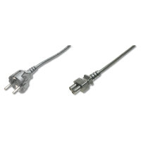 DIGITUS Anschlusskabel CEE 7/7 (Typ-F) -> C5 St/Bu...