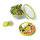 Emsa N1060700 Clip & Go Salatbox rund mit Einsatz und Dressingbox transparent. g