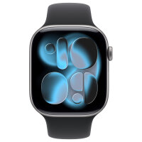 Apple Watch S11 Aluminium 46mm Space Grau (Sportarmband...