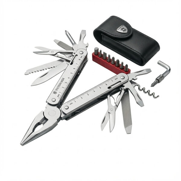 V-3.03 38 L Swiss Tool X Plus, silber