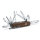 V-1.37 11.63 Huntsman Wood Taschenmesser, nussbaumholz