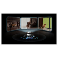 ENABOT EBO Air 2 Plus 3K Kamera Nachtsicht WLAN App Tierroboter Wei