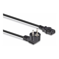 LINDY IEC-Netzkabel 3m Schuko-Winkelst. IEC320C13