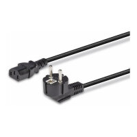 LINDY IEC-Netzkabel 3m Schuko-Winkelst. IEC320C13
