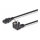 LINDY IEC-Netzkabel 3m Schuko-Winkelst. IEC320C13