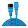 LINDY IEC-Netzverlängerung C14 - C13 blau 1m