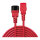LINDY IEC-Netzverlängerung C14 - C13 rot 2m