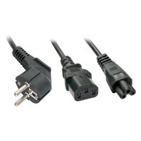 LINDY IEC-Y-Netzkabel an IEC C13 & C5...
