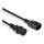 LINDY 0.5m IEC C14 an IEC C13 Netzkabel