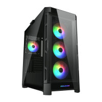 Midi COUGAR DuoFace Pro ARGB, Schwarz